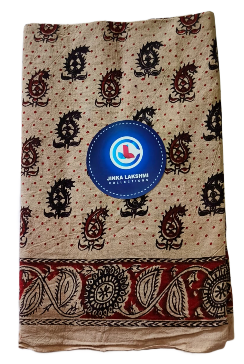 Kalamkari Cotton Lungi 2.25 Meters
