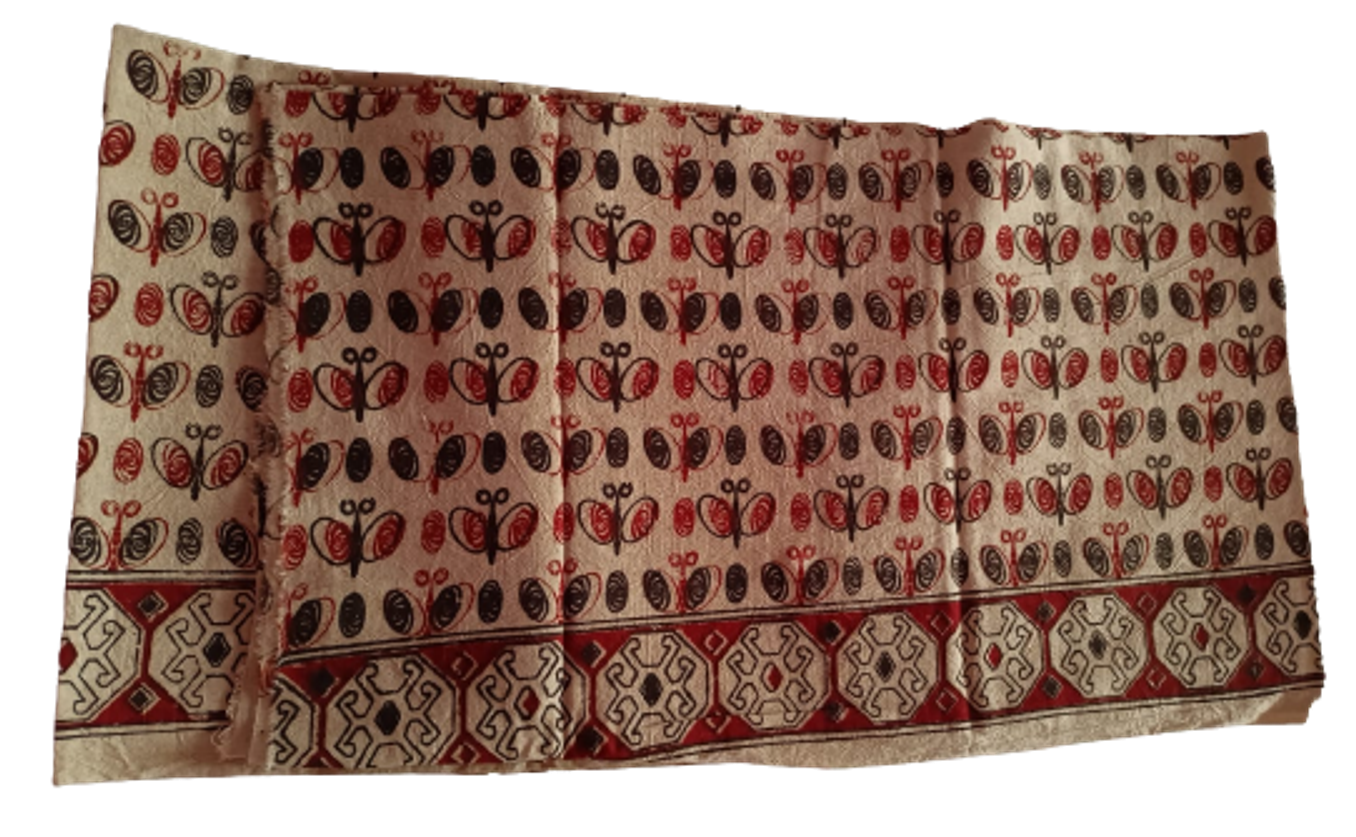 Kalamkari Cotton Lungi 2.25 Meters