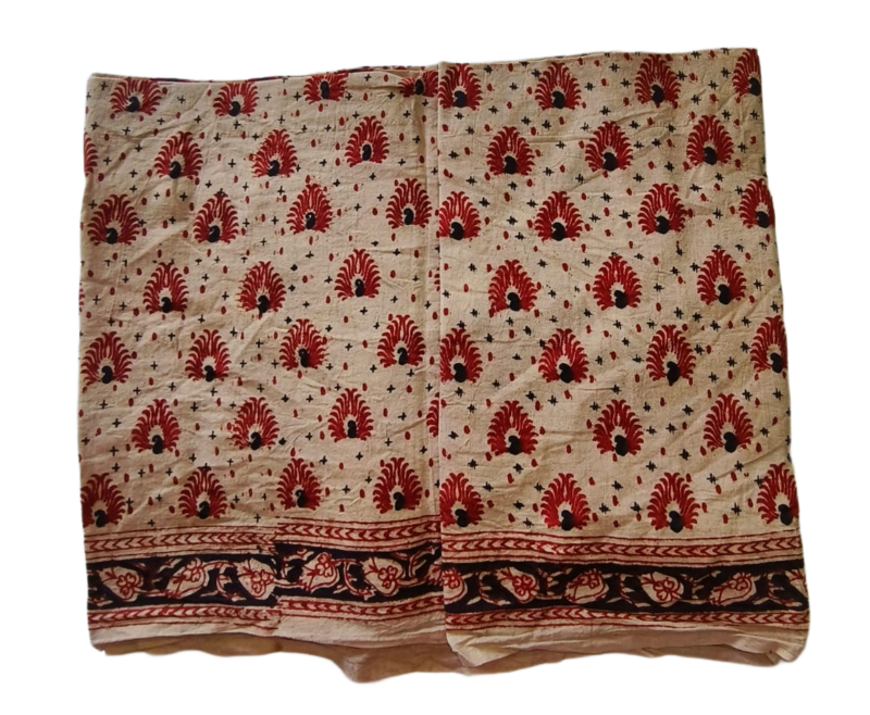 Kalamkari Cotton Lungi 2.25 Meters