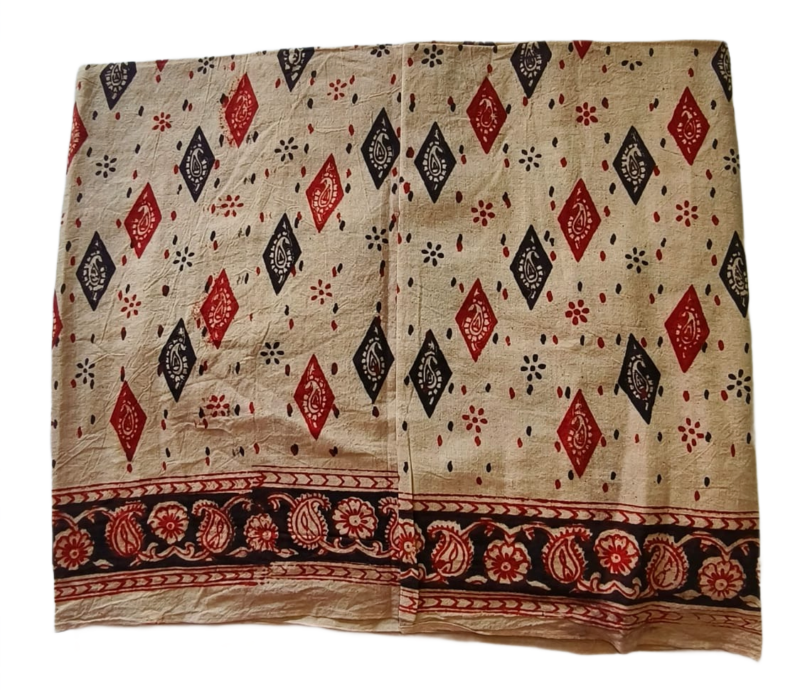 Kalamkari Cotton Lungi 2.25 Meters