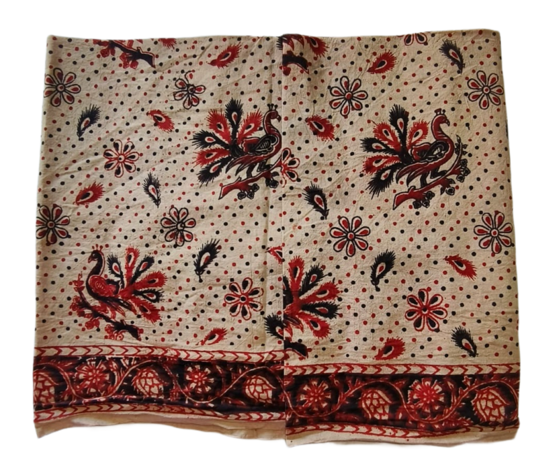 Kalamkari Cotton Lungi 2.25 Meters
