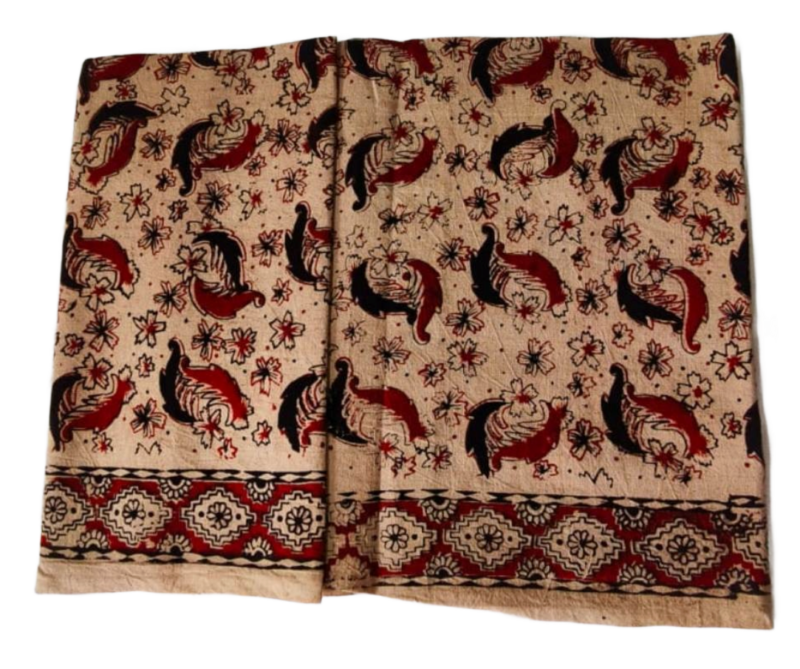 Kalamkari Cotton Lungi 2.25 Meters
