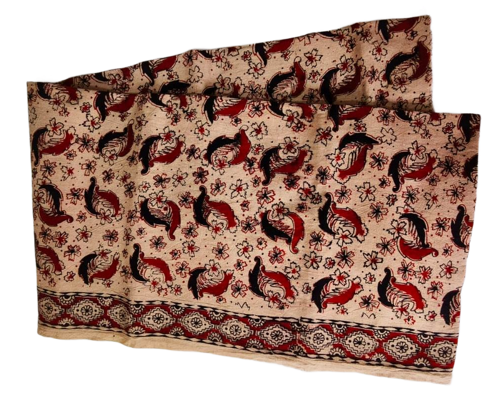 Kalamkari Cotton Lungi 2.25 Meters
