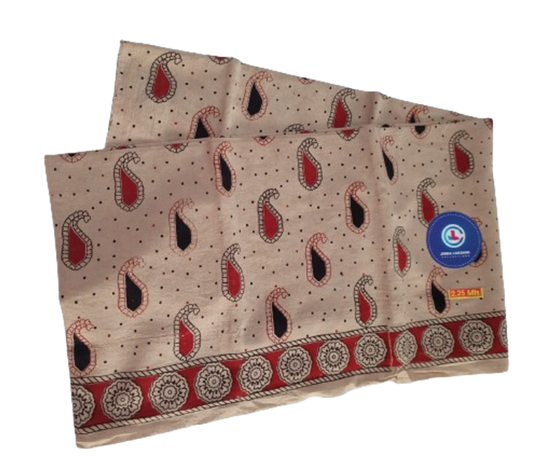 Kalamkari Cotton Lungi 2.25 Meters