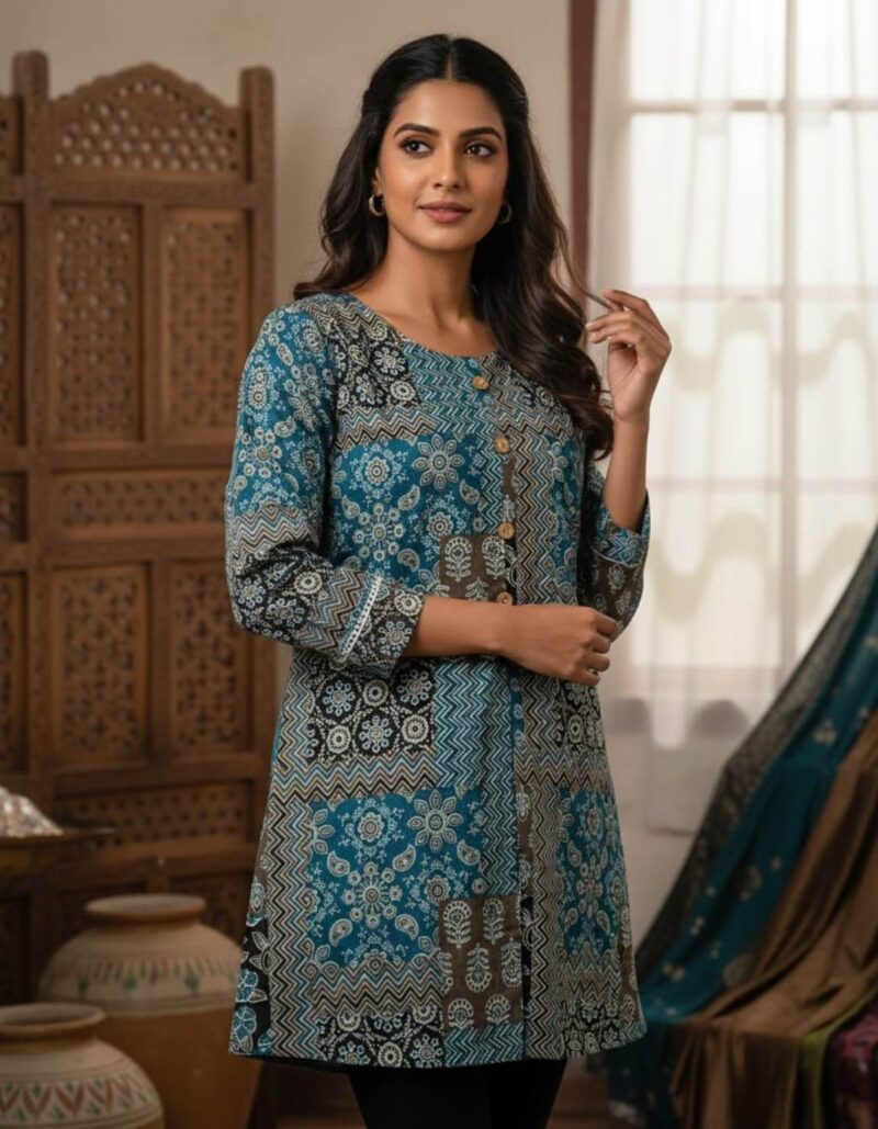 Short Cotton Kurti Top