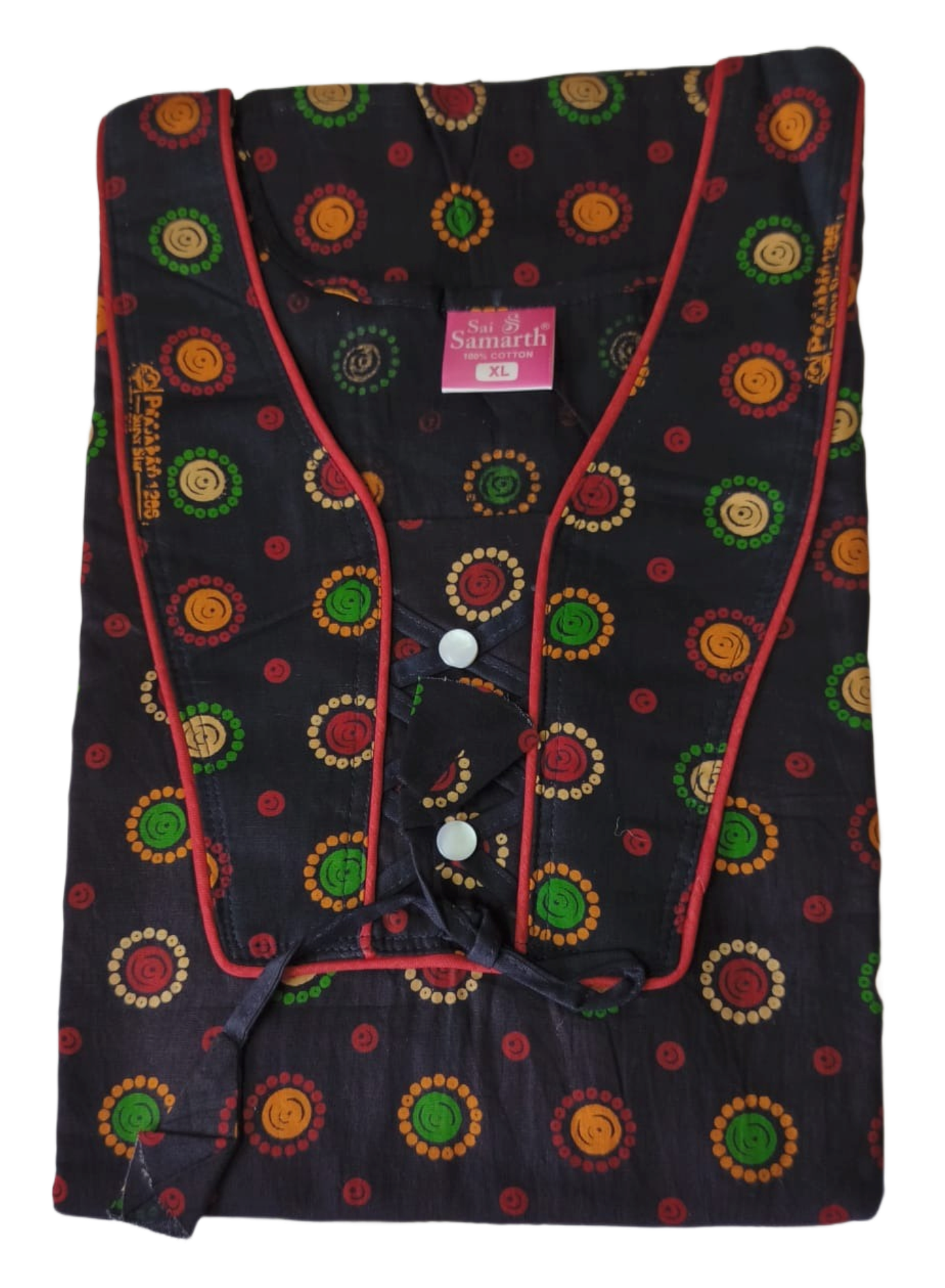 Jaipuri Cotton Nighty For Women
