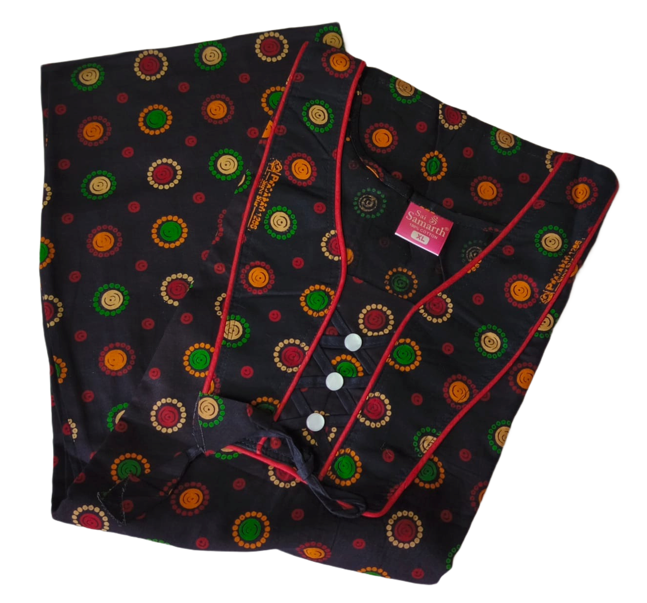 Jaipuri Cotton Nighty For Women