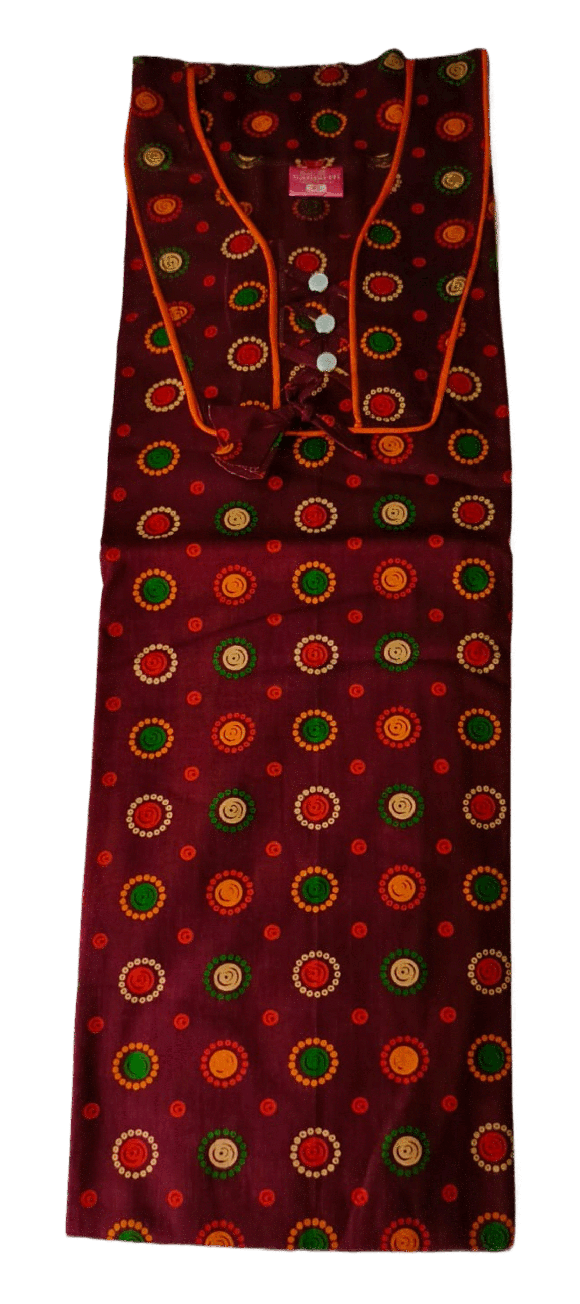 Jaipuri Cotton Nighty For Women