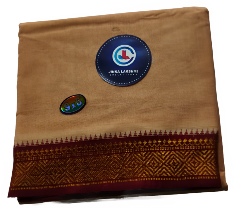 Biege Color Dhoti 9x5 Unstitched