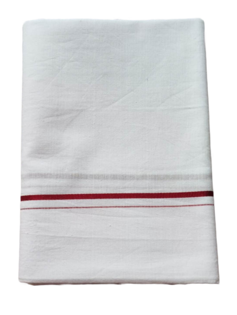 White Cotton Lungi 2 Meters