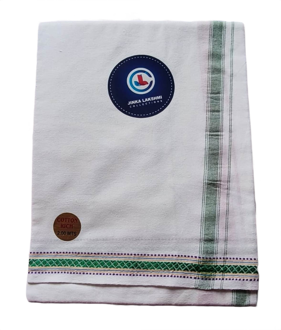White Cotton Lungi 2 Meters White Cotton Lungi 2 Meters