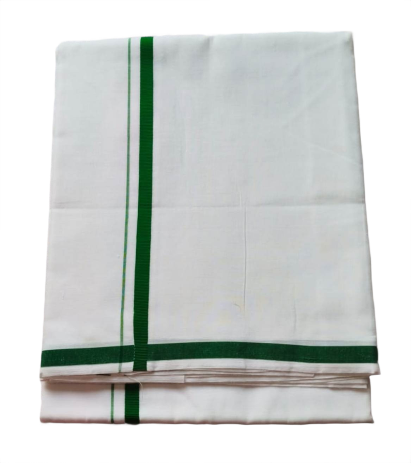 White Cotton Dhoti 4 Meters