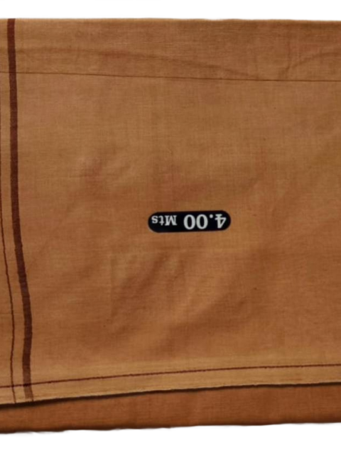 Biege Color Cotton Dhoti 4 Meters