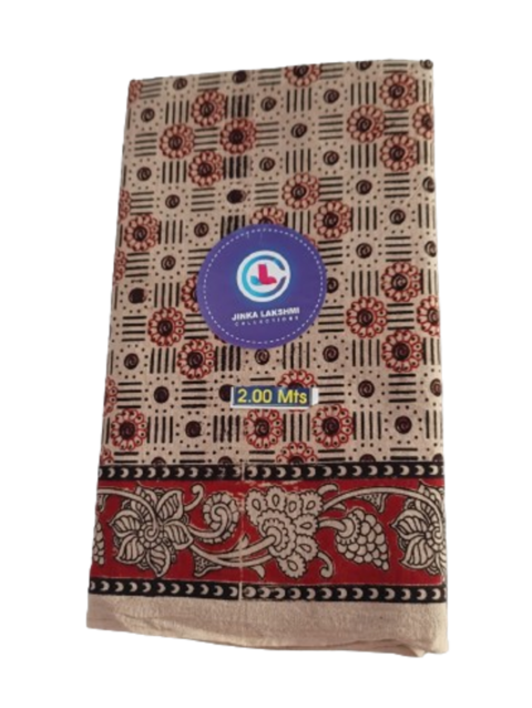 Kalamkari Cotton Lungi 2 Meters