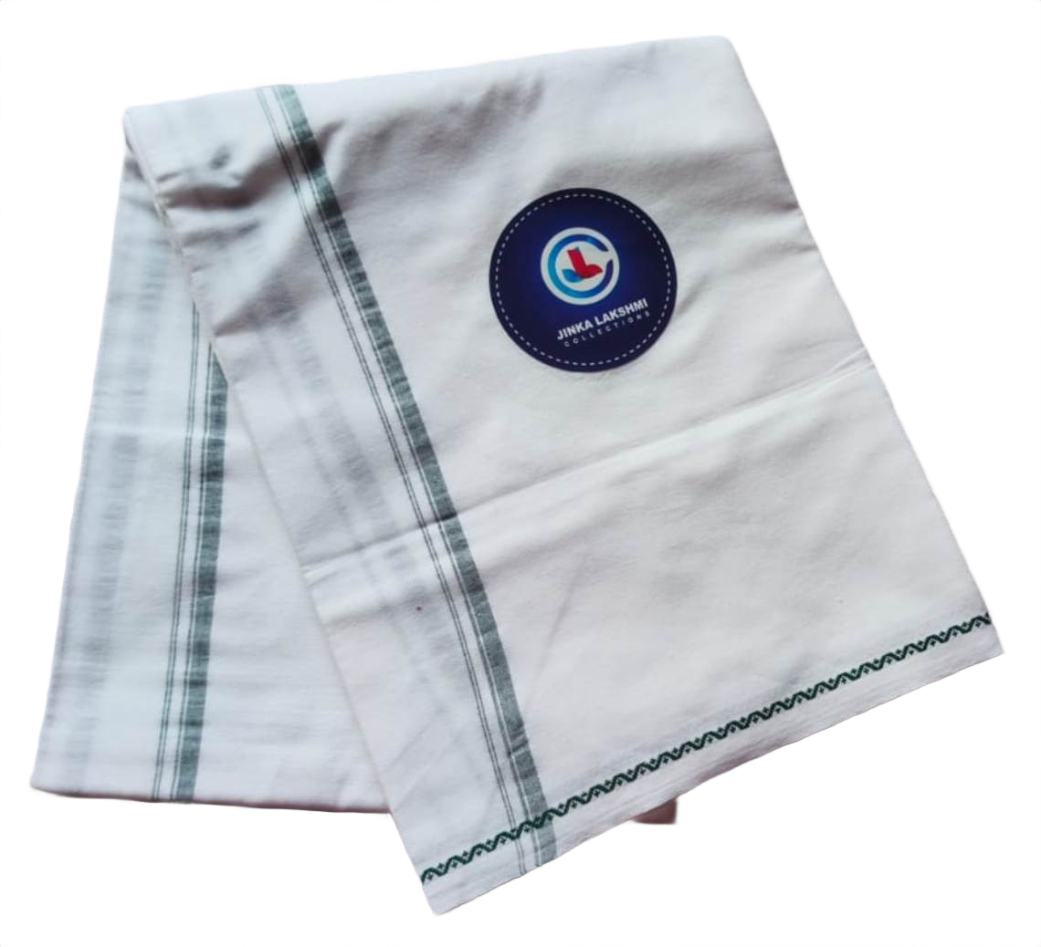 White Cotton Lungi 2 Meters White Cotton Lungi 2 Meters