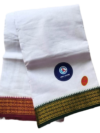 White Cotton Dhoti 9x5