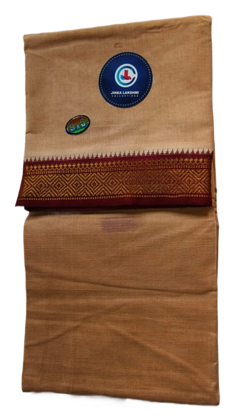 Biege Color Dhoti 9x5 Unstitched