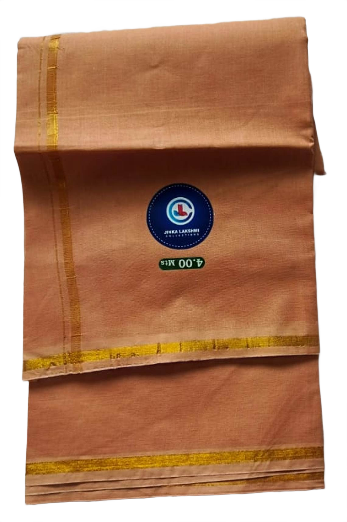 Biege Color Cotton Dhoti 4 Meters