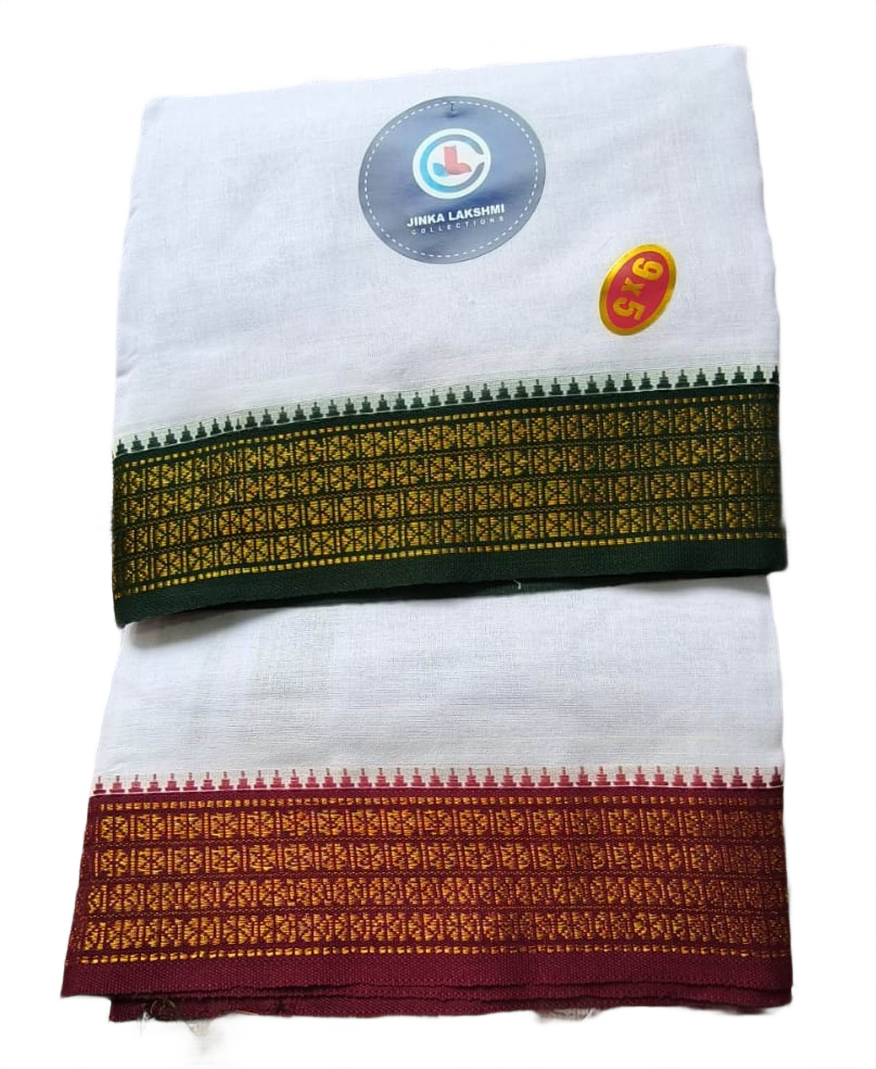 White Cotton Dhoti 9x5 White Cotton Dhoti 9x5