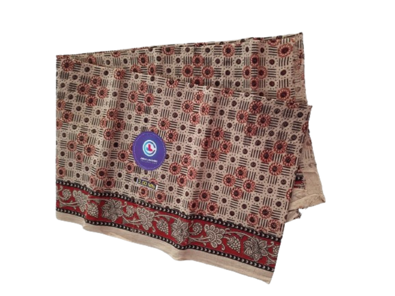 Kalamkari Cotton Lungi 2 Meters