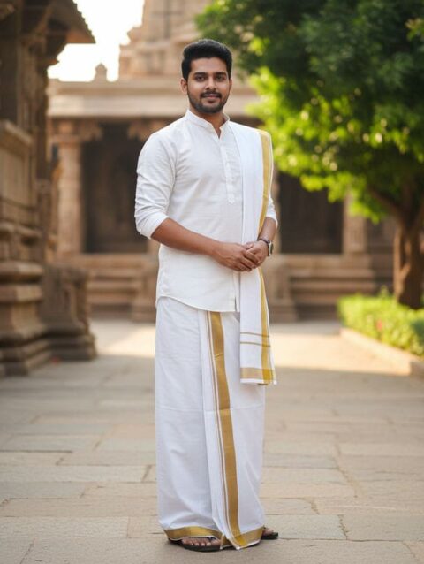 Cotton Dhoti 9x5