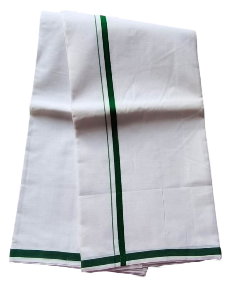 White Cotton Dhoti 4 Meters