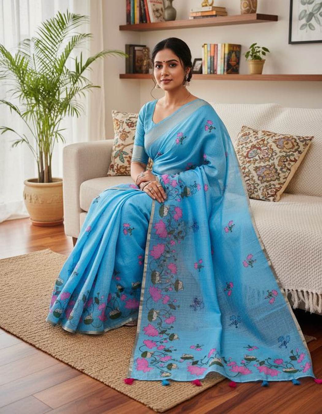 Lenin Silk Saree Lenin Silk Saree