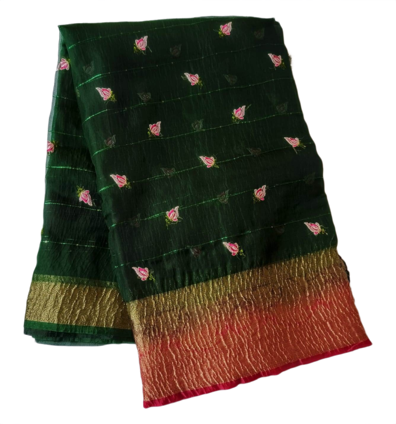 Crush Silk Saree For Women