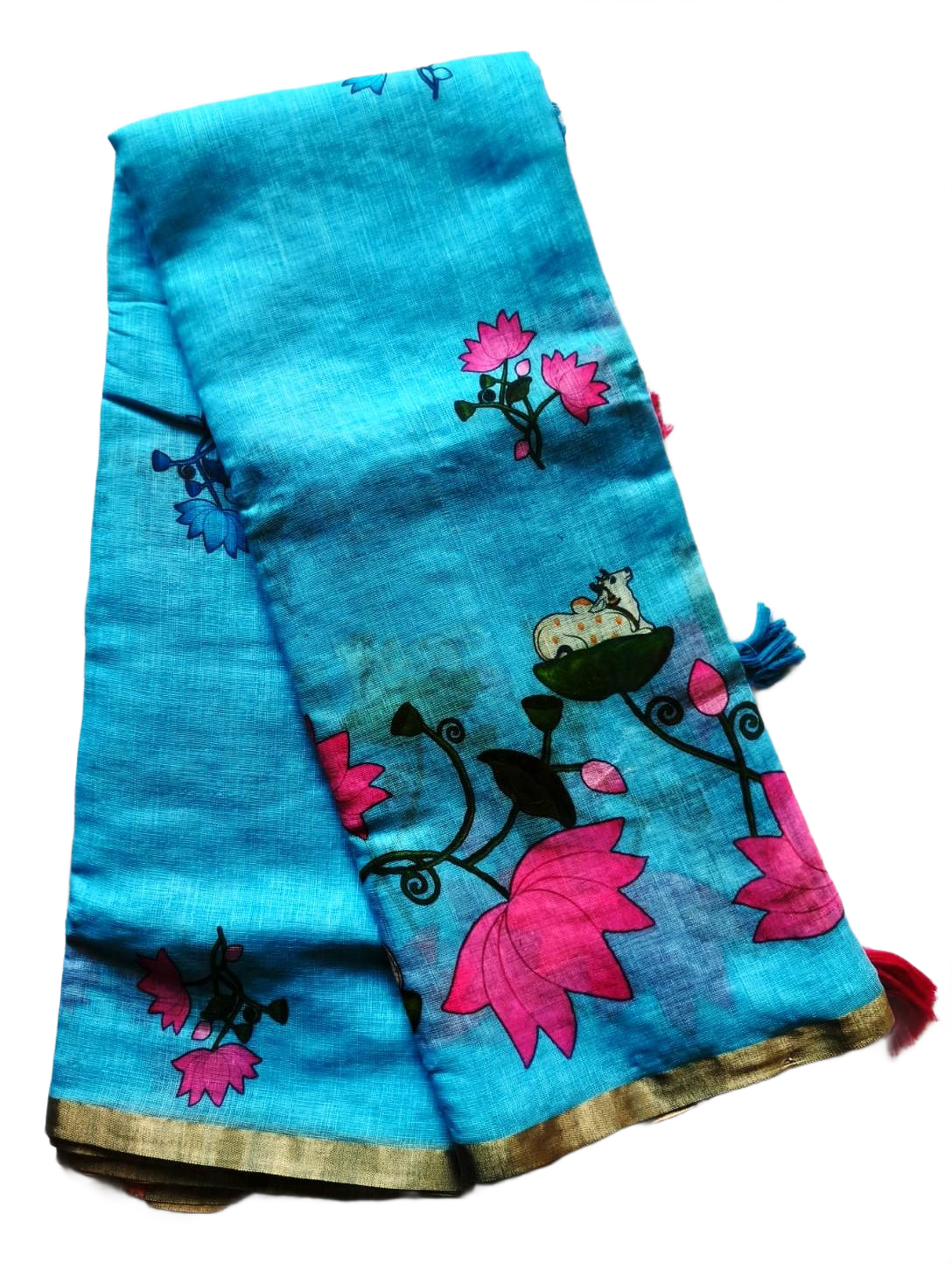 Lenin Silk Saree Lenin Silk Saree