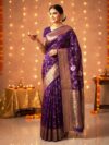 Crush Silk Saree For Women