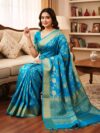 Crush Silk Saree For Women