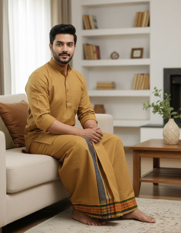 Cotton Dhoti 9x5 Cotton Dhoti 9x5