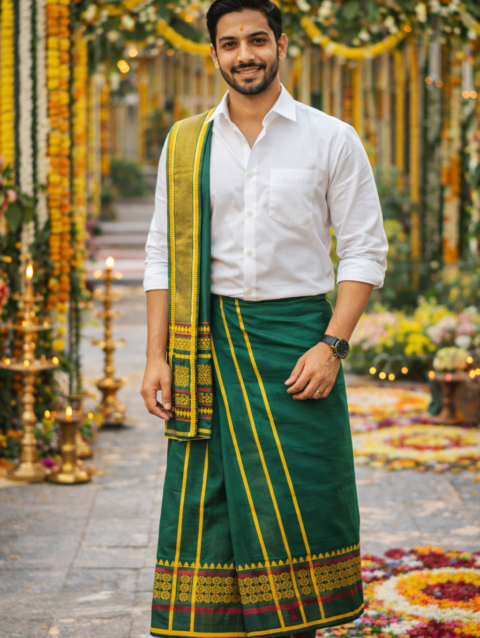 Cotton Dhoti 9x5