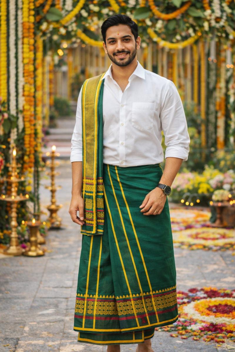 Cotton Dhoti 9x5