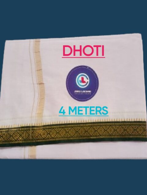 White Dhoti 4 Meters