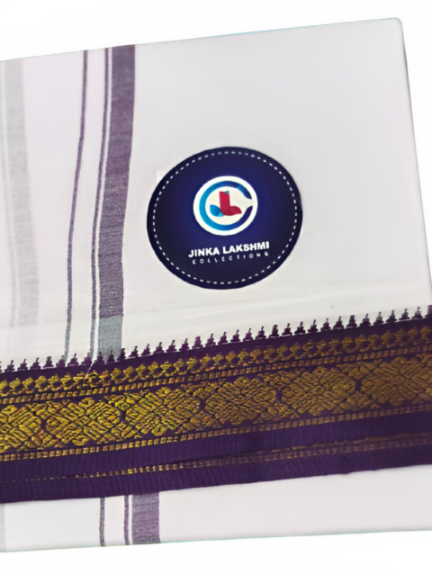 White Cotton Lungi 2 Meters