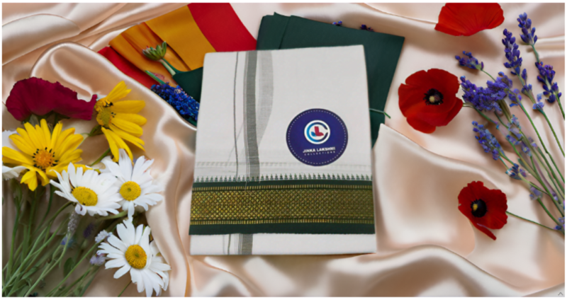 White Cotton Lungi 2 Meters