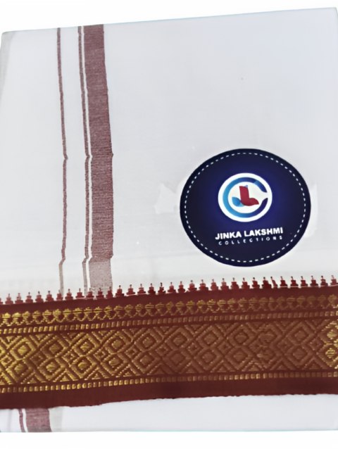 White Cotton Lungi 2 Meters