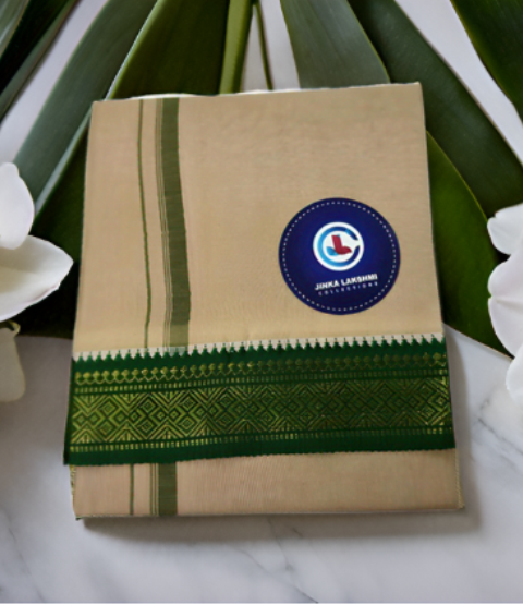 Biege Color Cotton Lungi 2 Meters