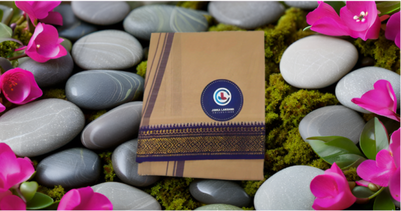 Biege Color Cotton Lungi 2 Meters