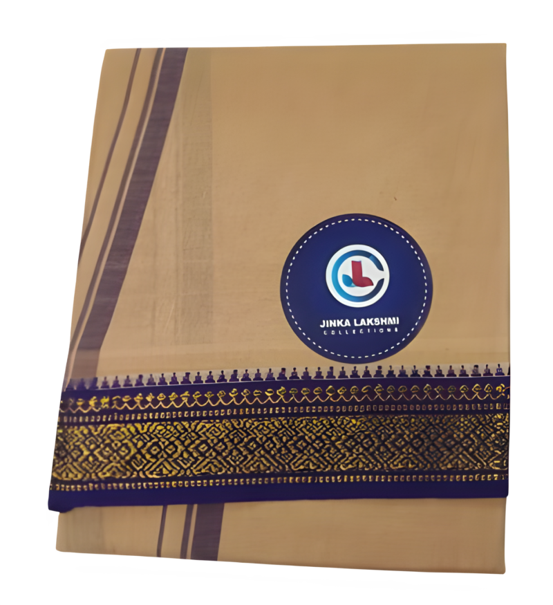 Biege Color Cotton Lungi 2 Meters