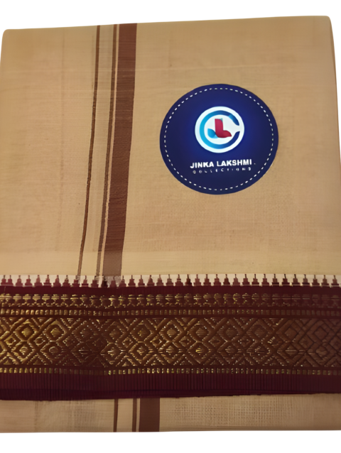 Biege Color Cotton Lungi 2 Meters