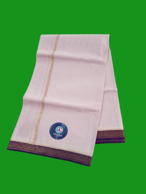 White Dhoti 4 Meters
