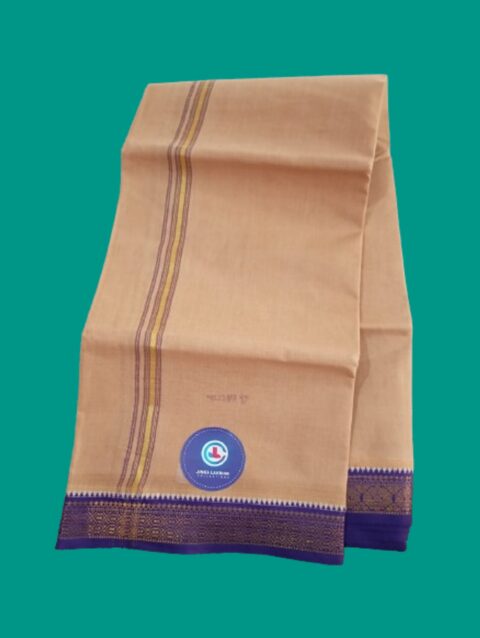 Biege Color Dhoti 4 Meters