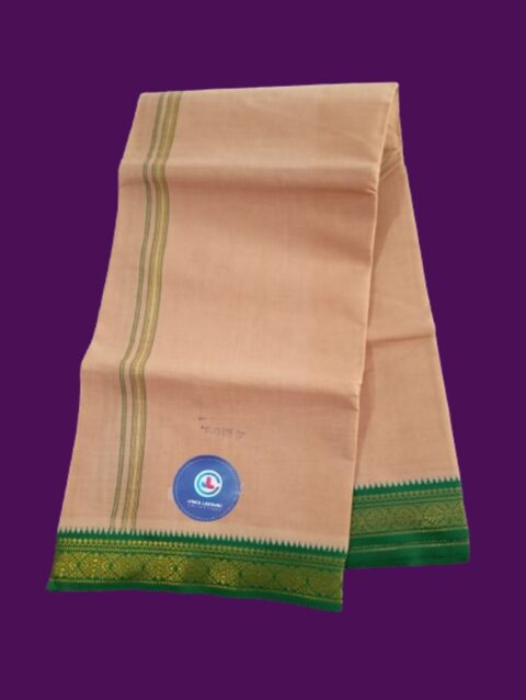 Biege Color Dhoti 4 Meters