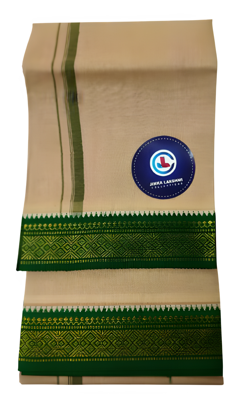 Biege Color Cotton Lungi 2 Meters