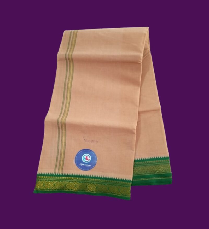 Biege Color Dhoti 4 Meters