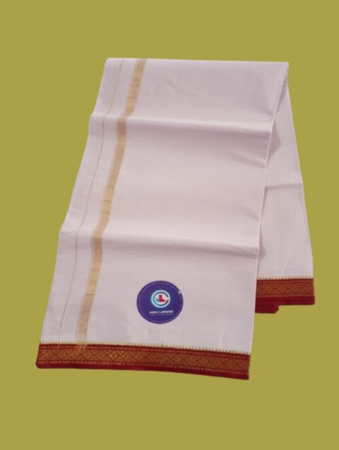 White Dhoti 4 Meters