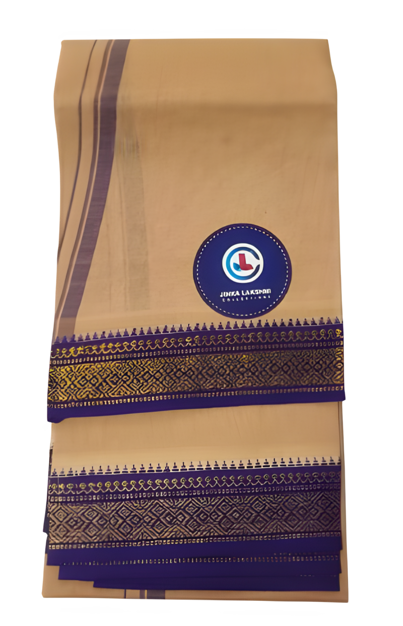 Biege Color Cotton Lungi 2 Meters