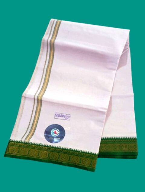 White Color Dhoti 4 Meters